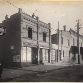 Print - Commercial premises in Flinders Street Darlinghurst, 1907