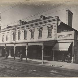 Print - North Queensland Hotel in George Street Sydney, circa 1906