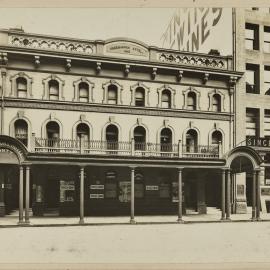 Print - Freemason's Hotel in York Street Sydney, circa 1907