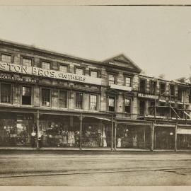 Print - Coulston Brothers in George Street Sydney, circa 1907