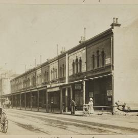 Print - Commercial buildings along George Street Sydney, circa 1907