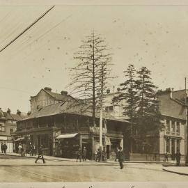 Print - Bowdens Corner, Hunter and Castlereagh Streets Sydney, circa 1907