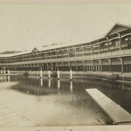 Print - Municipal Baths (Domain Baths), Woolloomooloo Bay Sydney, circa 1908