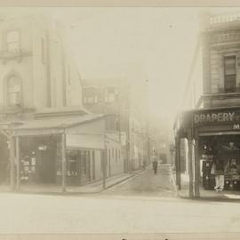 Print - Commercial buildings in George Street Sydney, circa 1909