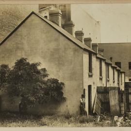 Print - Housing in Deans Terrace Sydney, circa 1909