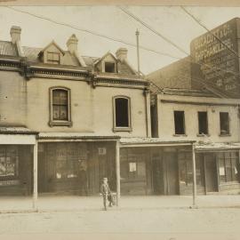 Print - Commercial buildings in Market Street Sydney, circa 1909