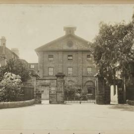 Print - Old Law Courts in Macquarie Street Sydney, circa 1909