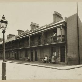 Print - Terraces in O'Connor Street Chippendale, circa 1909