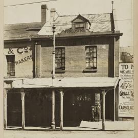 Print - Observer Hotel in George Street The Rocks , circa 1909