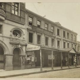 Print - Commercial buildings in Pitt Street Sydney, circa 1909-1911