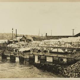 Print - Dawes Point Baths in Dawes Point, circa 1909