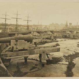 Print - Dawes Point Battery in Dawes Point, circa 1909