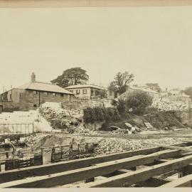 Print - Dawes Point Baths in Dawes Point, circa 1909