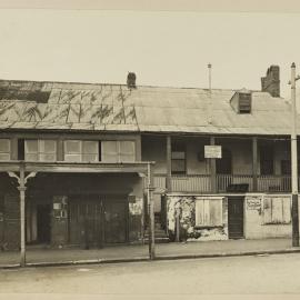 Print - Dwellings in Campbell Street Haymarket, circa 1909