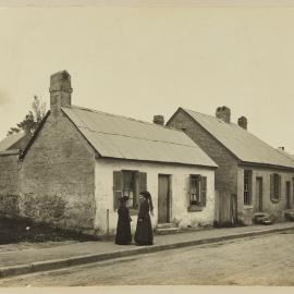 Print - Cottages in Church Street Camperdown, circa 1909-1911