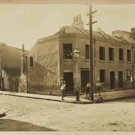 Print - Childs Terrace building in Milford Street Chippendale, circa 1909-1911