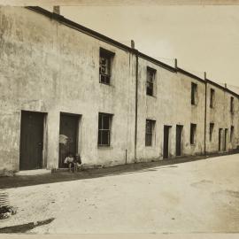 Print - Derelict terraces in Beaumont Street Chippendale, circa 1909