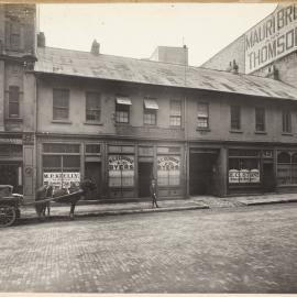 Print - Commercial premises in York Street Sydney, circa 1909