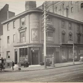 Print - Napier's Metropolitan Hotel in George Street Sydney, circa 1909-1911