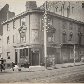 Print - Napier's Metropolitan Hotel in George Street Sydney, circa 1909