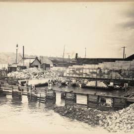 Print - Dawes Point Baths in Dawes Point, circa 1909-1911