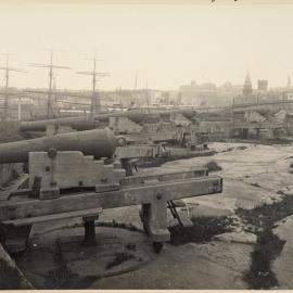 Print - Dawes Point Battery in Dawes Point, circa 1909