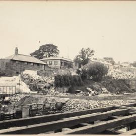 Print - Dawes Point Baths in Dawes Point, circa 1909-1911