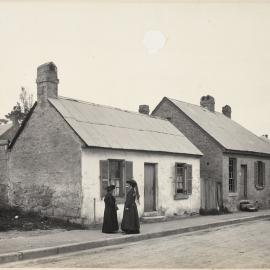 Print - Cottages in Church Street Camperdown, circa 1909