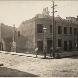 Print - Childs Terrace building in Milford Street Chippendale, circa 1909