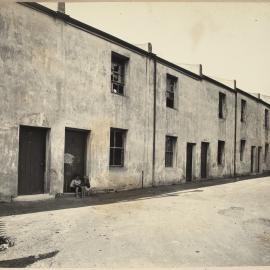 Print - Derelict terraces in Beaumont Street Chippendale, circa 1909