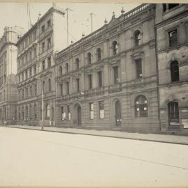 Print - Commercial buildings in Pitt Street Sydney, circa 1909