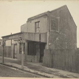 Print - Vacant land in Campbell Street Surry Hills, circa 1909