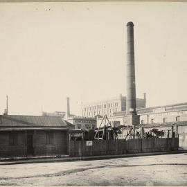 Print - TK Smith Industrial Yard in Hay Street Haymarket, circa 1909