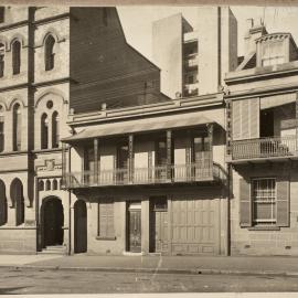 Print - Residential buildings in Phillip Street Sydney, circa 1909