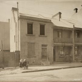 Print - Terraces in Wilmot Street Sydney, circa 1909