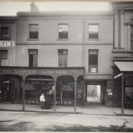 Print - Lowes Limited in Pitt Street Sydney, circa 1914