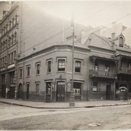 Print - Sweeneys Hotel in Clarence Street Sydney,1914
