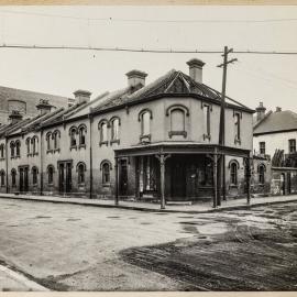 Print - Terraces in Buckland Street, Chippendale, 1918