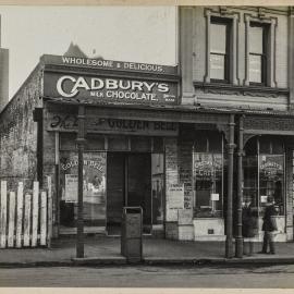 Print - Retail shops on George Street West Ultimo,1920