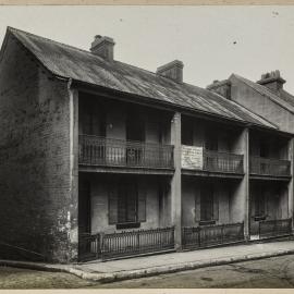 Print - Terraces in Nithsdale Street Sydney, 1920