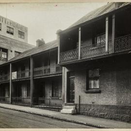 Print - Terraces in Nithsdale Street Sydney, 1920