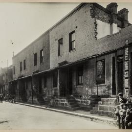 Print - Terraces in Burlinson Lane Ultimo, 1920