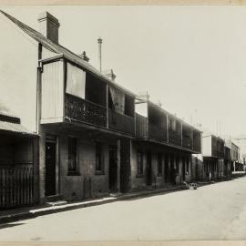Print - Terraces in Burlinson Lane Ultimo, 1920