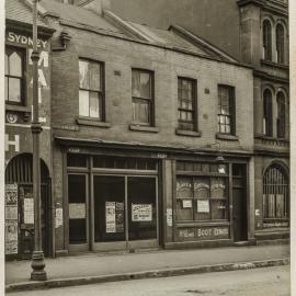 Print - Commercial terraces in Castlereagh Street Sydney, 1922