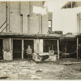 Print - Stables in Princes Street Millers Point, 1922