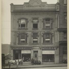 Print - Kuznetsky Furrier and Feather Expert, Elizabeth Street Haymarket, 1923