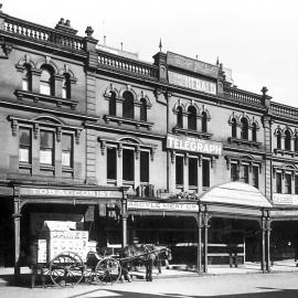 Print - Commercial premises in Market Street Sydney, 1923