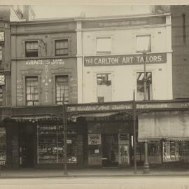 Print - Businesses in George Street Haymarket, 1924