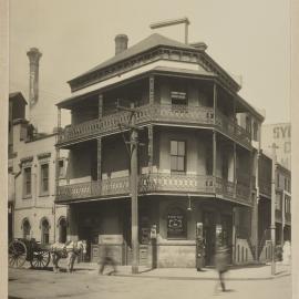 Print - London Hotel, corner of Albion and Elizabeth Streets Surry Hills, 1924