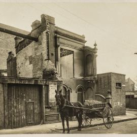 Print - Demolition in Levey Street Chippendale, 1925